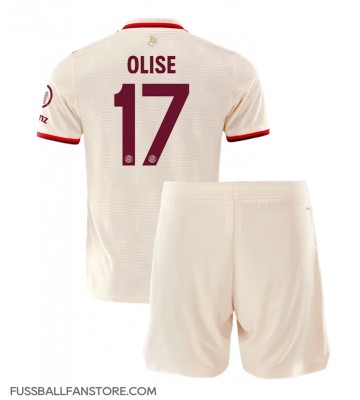 Bayern Munich Michael Olise #17 Replik 3rd trikot Kinder 2024-25 Kurzarm (+ Kurze Hosen)